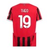 Maglia ufficiale AC Milan Theo 19 Casa 2024-25 per Bambino